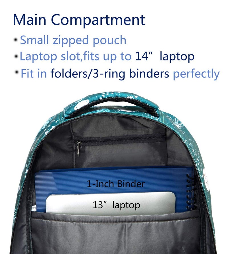 BLUEFAIRY Kids Backpack for Boys Girls Bookbags for Elementary Primary Middle School Bags Book Bags for Teens Adolescentes Back to School Gifts Mochilas Escolares para NiÃƒÂ±as Galaxy Cyan - Image 5